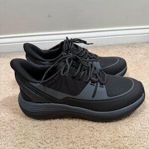 Kizik London All Terrain Sneaker Shoes Mens Size 11 Black Poppyseed Hands Free